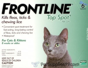 Frontline Top Spot for Cats Green